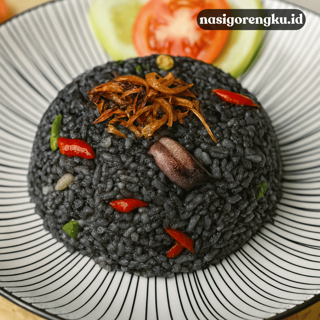 resep nasi goreng cumi hitam
