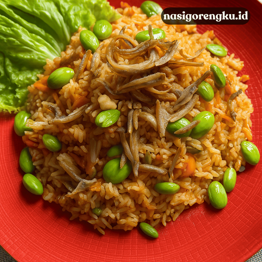 nasi goreng pete pedas gurih