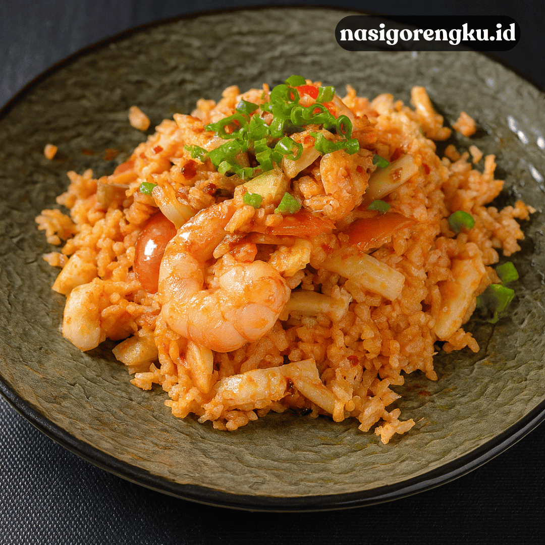 Nasi Goreng Udang Pedas Segar
