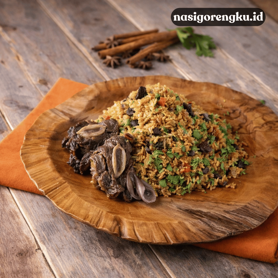 nasi goreng bumbu rendang