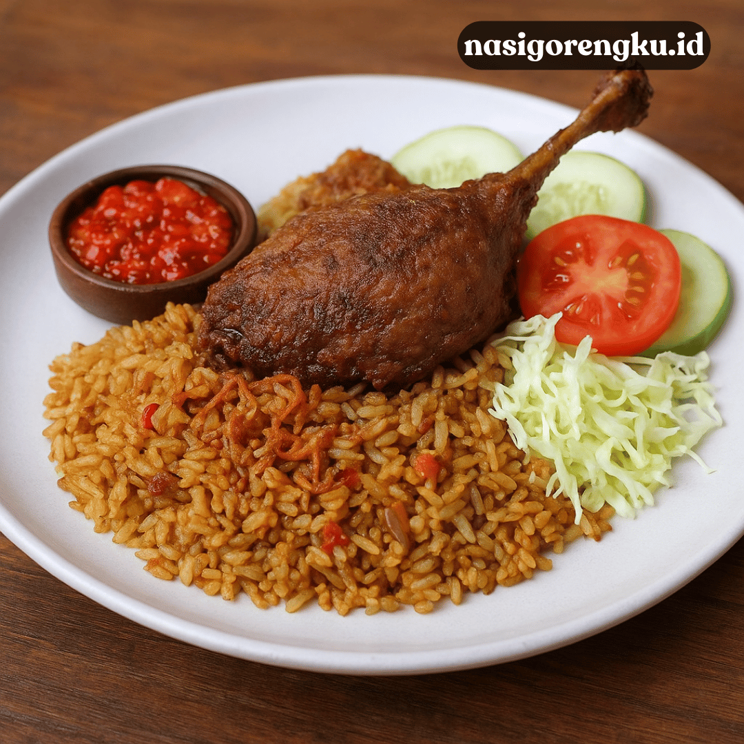 Nasi goreng bebek Madura