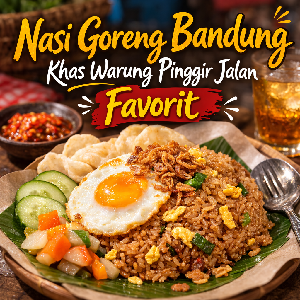 nasi goreng Bandung khas warung