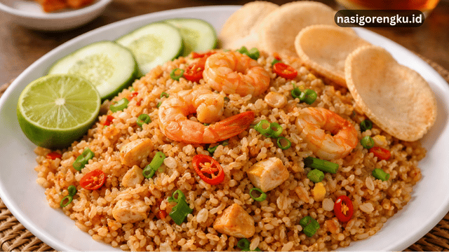 nasi goreng di Pasar Minggu